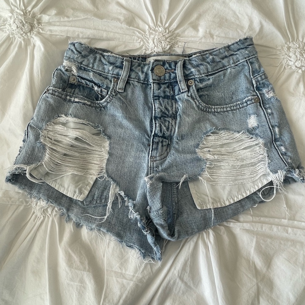 Garage jean shorts